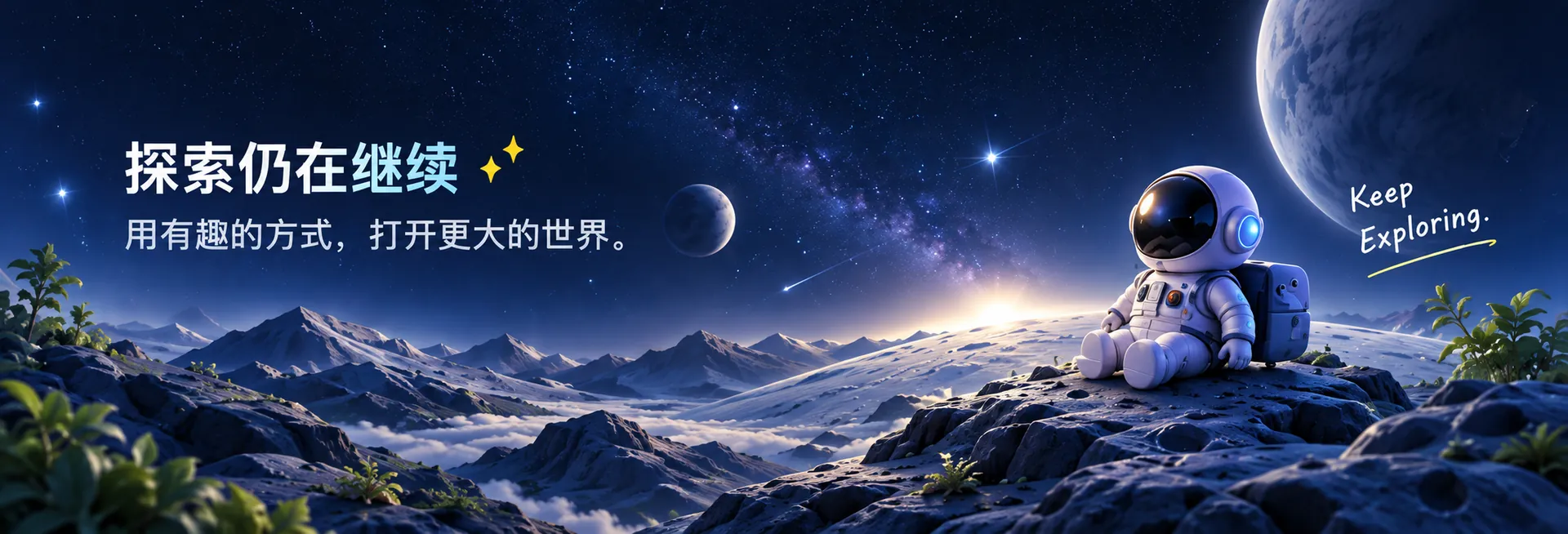 探索仍在继续，用有趣的方式，打开更大的世界